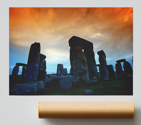 Stonehenge At First Morning Light Print