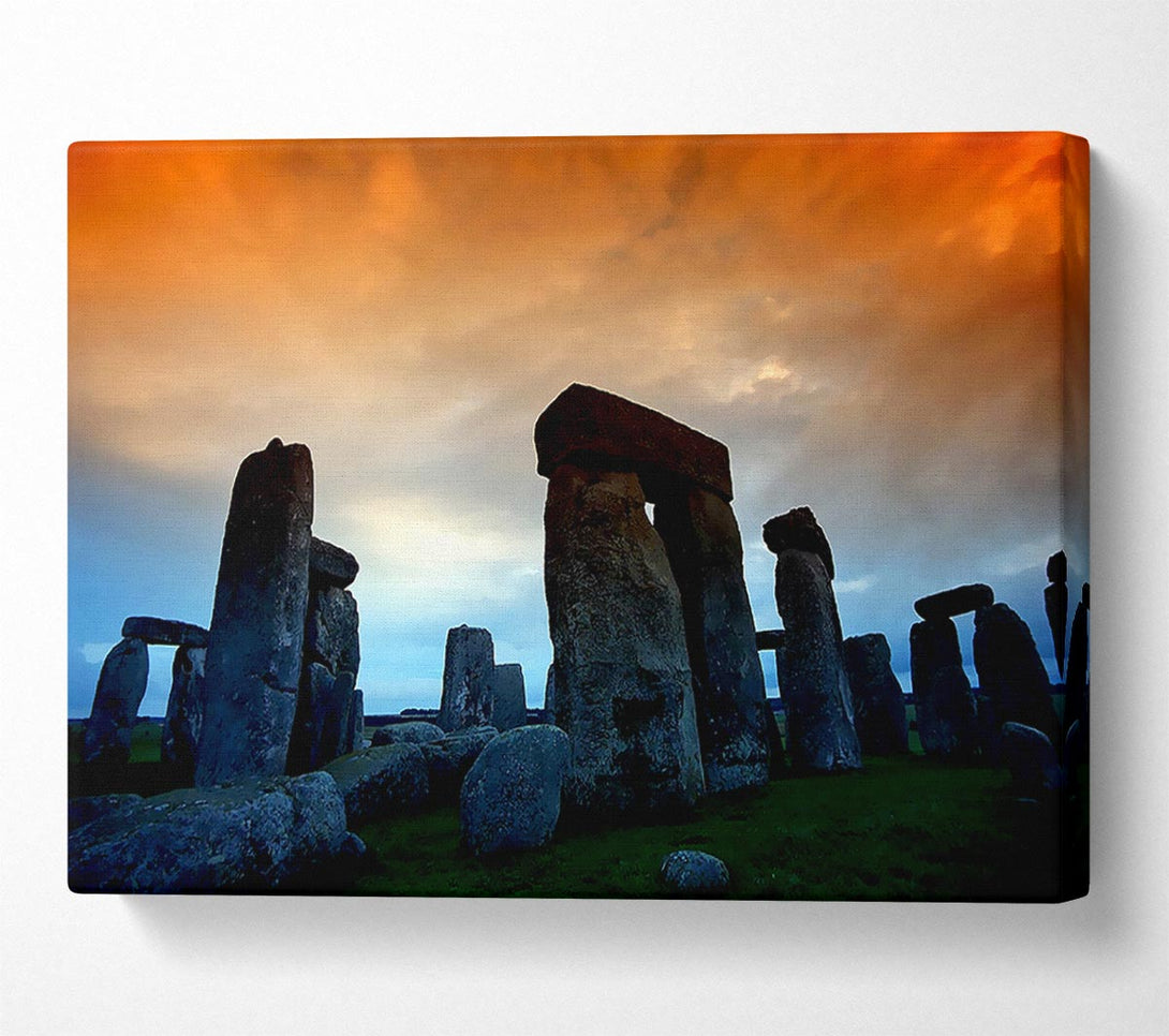  A Canvas Print of Stonehenge At First Morning Light Canvas Wall Art