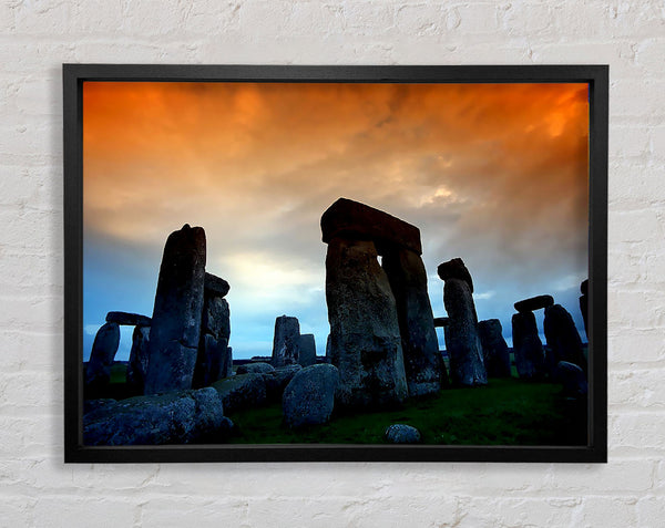 Stonehenge im ersten Morgenlicht