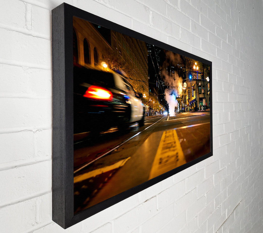  A Canvas Print of Street In New York At Night Canvas Art