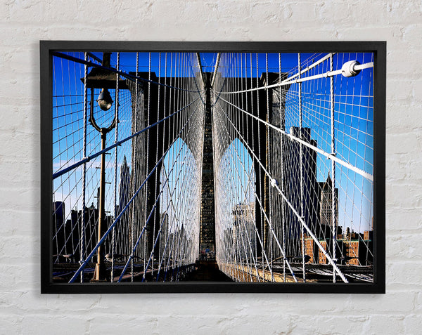 Struktur der Brooklyn Bridge