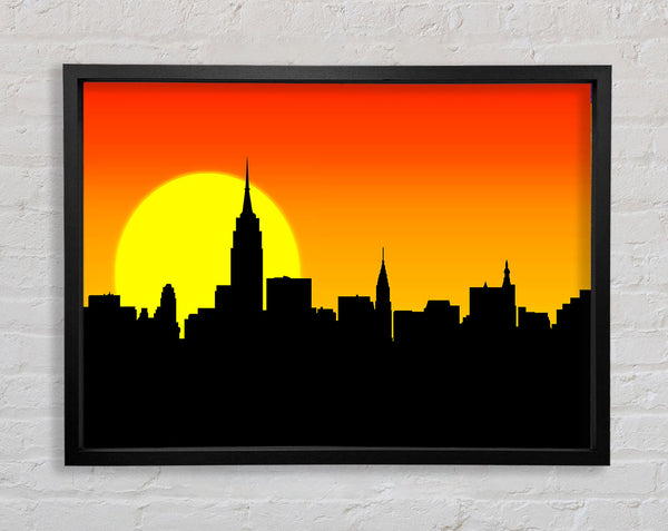Sonnenaufgang New York City