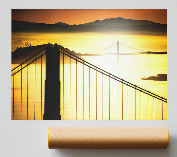 Sunrise Over San Francisco Bay Print