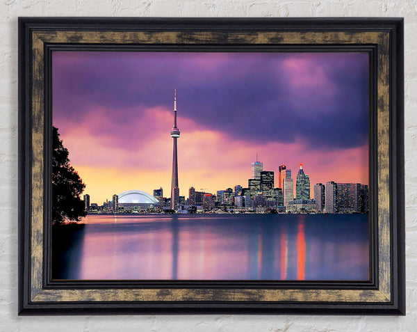 Surreal City Waters Framed Print