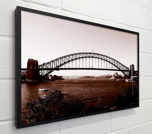 Sydney Harbour Bridge Brown