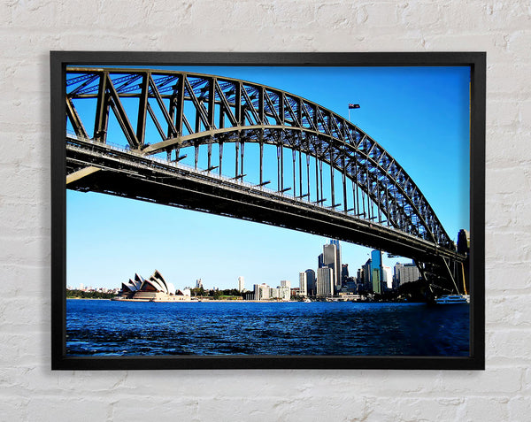 Sydney Harbour Bridge Day Time Framed Print