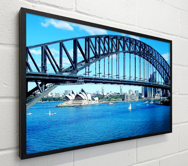 Sydney Harbour Bridge Opera House View Colour