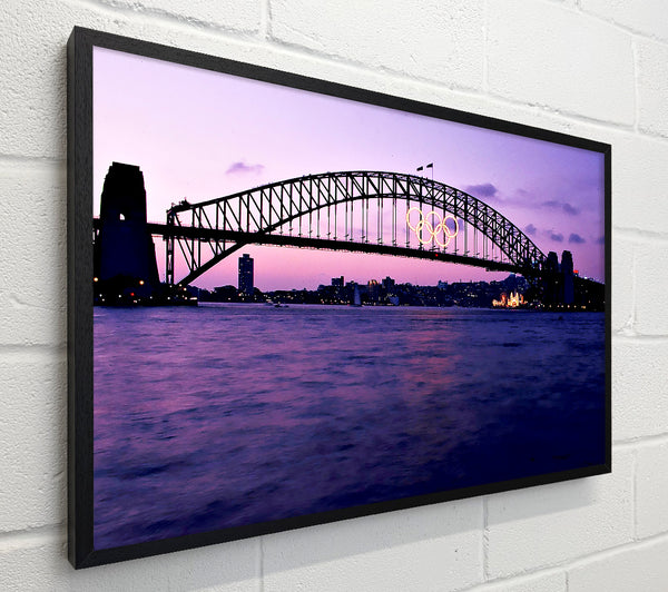 Sydney Harbour Bridge Pink Reflections