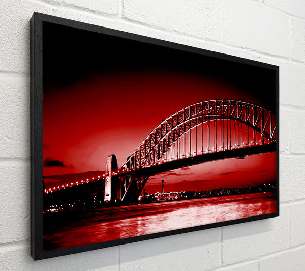 Sydney Harbour Bridge Red