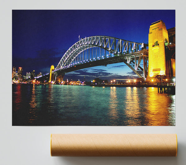 Sydney Harbour Bridge Reflections Print