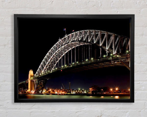 Nachtlicht am Hafen von Sydney