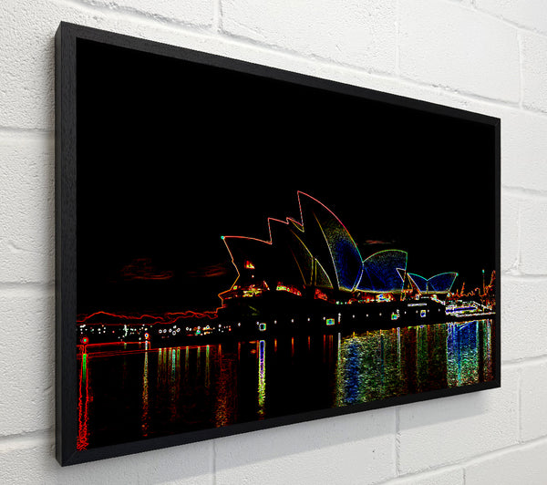 Sydney Opera House Psychedelic