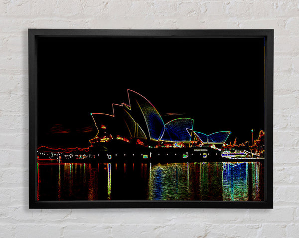 Psychedelisches Sydney Opera House