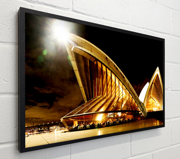 Sydney Opera House Golden Glow