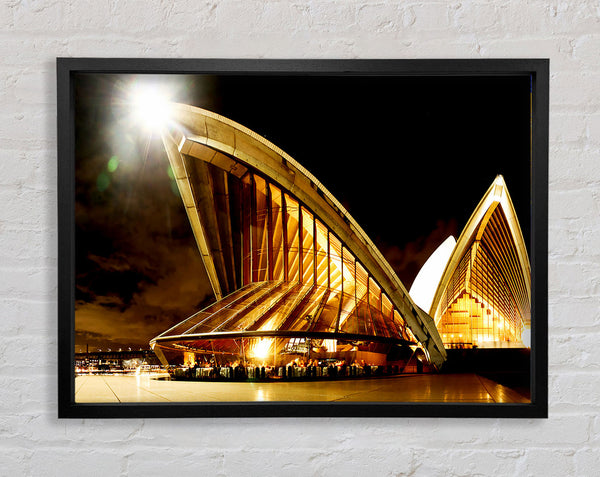 Goldener Glanz des Sydney Opera House