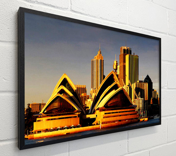 Sydney Opera House Golden Sunlight