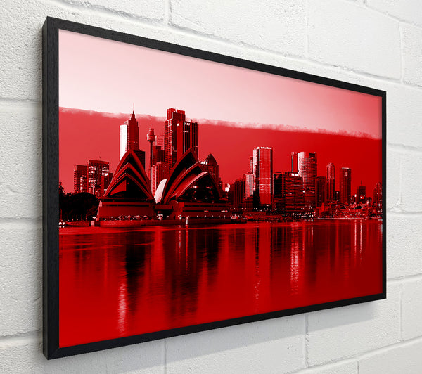 Sydney Opera House Red