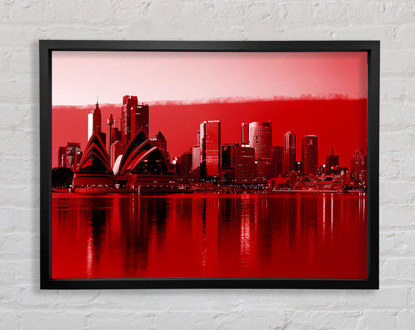 Sydney Opera House Red