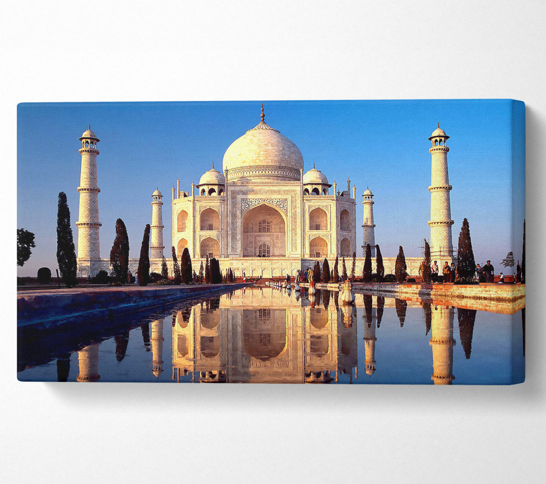  A Canvas Print of Taj Mahal Agra India Canvas Print