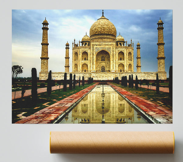 Taj Mahal India Reflections Giclee Print