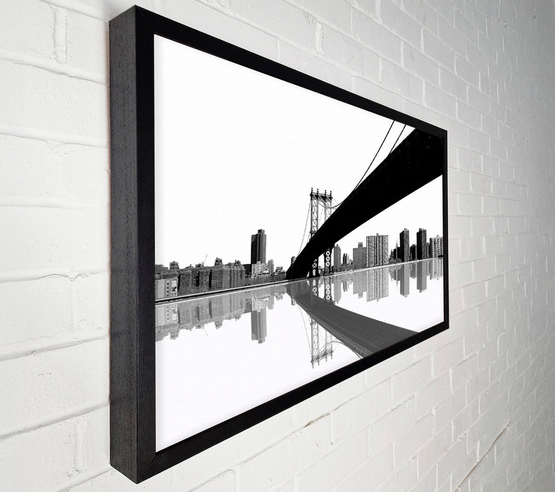  A Canvas Print of The Bridge To New York Canvas Wall Art