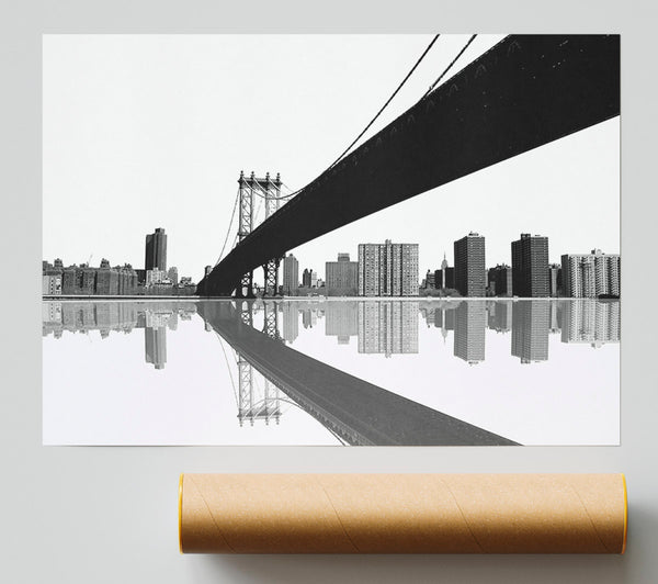 The Bridge To New York Print