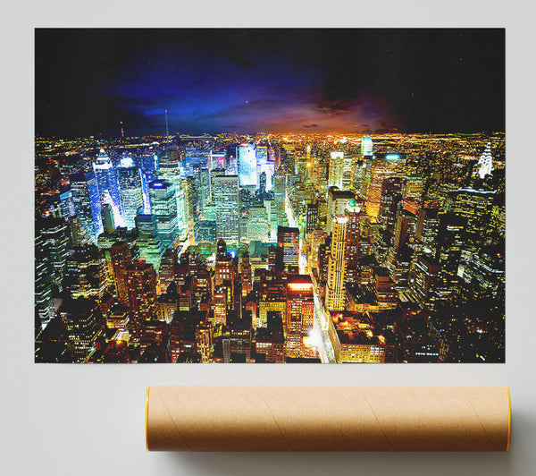 The Centre Of The Cities Energy Poster