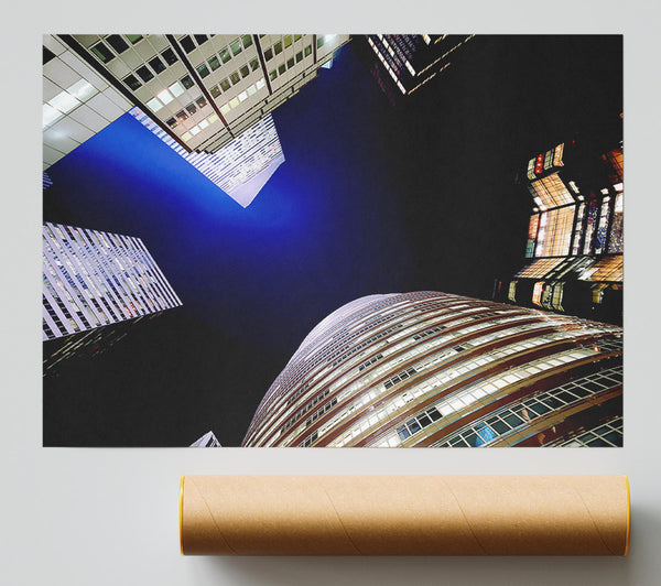 The Chrysler Building Blue Nights Giclee Print