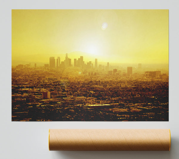 The City Of Golden Light Print