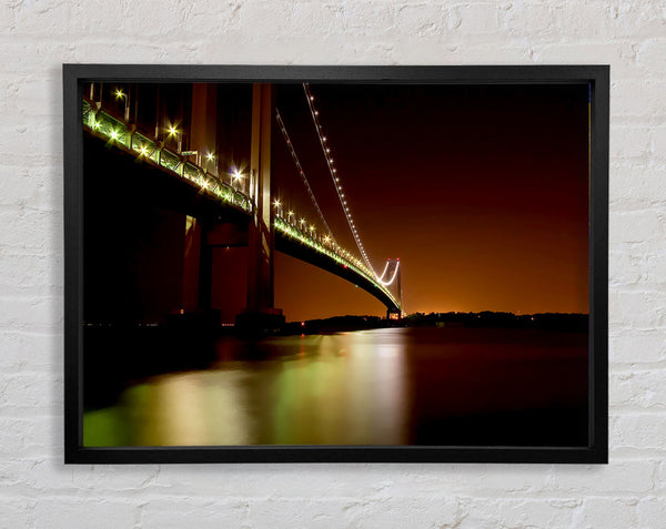 Die Golden Gate Bridge Braun 