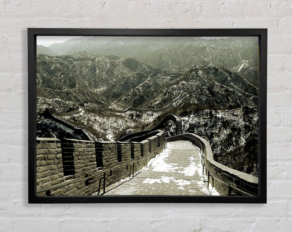Die Chinesische Mauer Sepia 