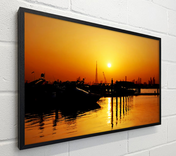 The Harbour At Sunrise