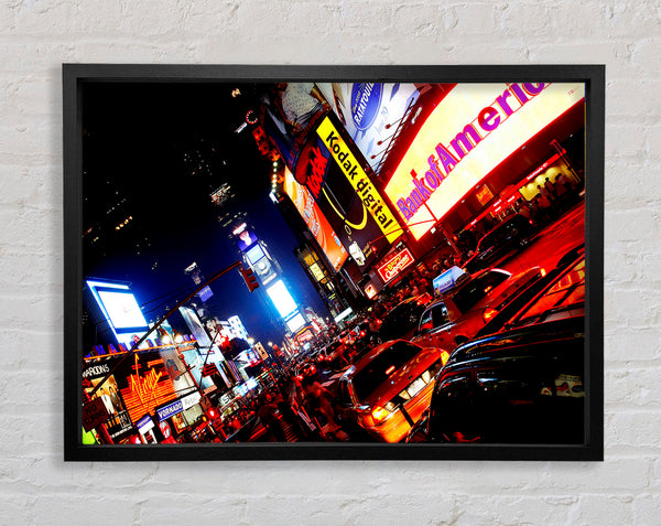 The Heart Of New York City Framed Print