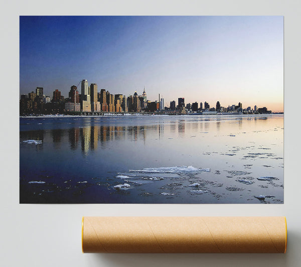 The Ice City On A Winters Day Print