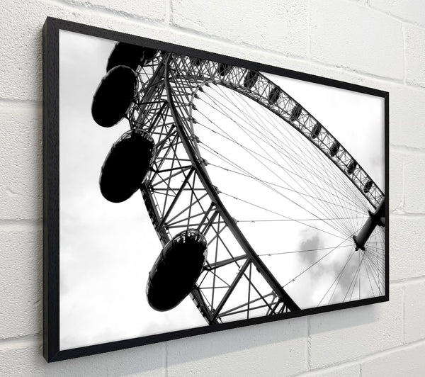 The London Eye Black And White