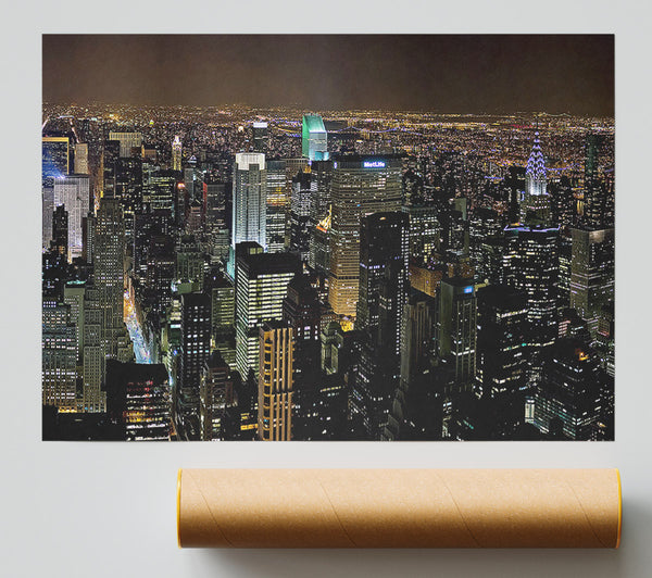 The Never Ending Night City Print