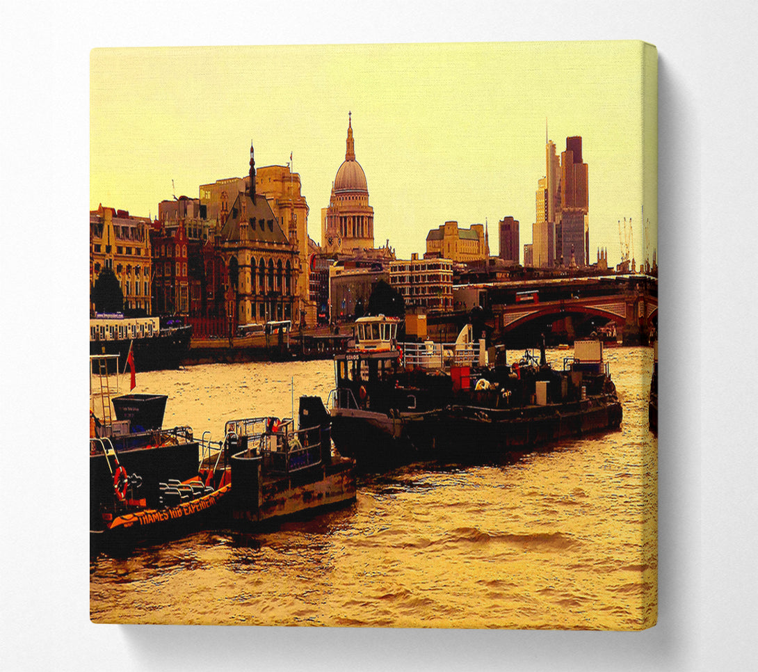  A Canvas Print of The Thames Canvas Art