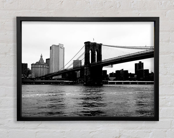 The View Of New York Under Brooklyn Bridge