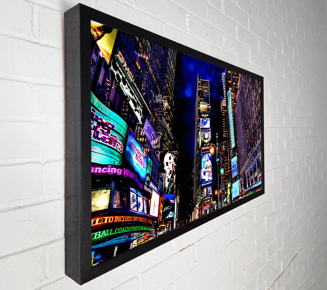  A Canvas Print of Times Square NYC Nights Canvas Print