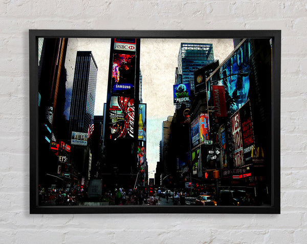 Times Square Framed Print