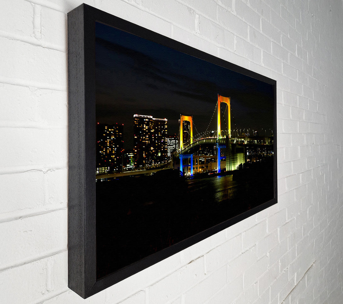  A Canvas Print of Tokyo Rainbow Bridge Canvas Art