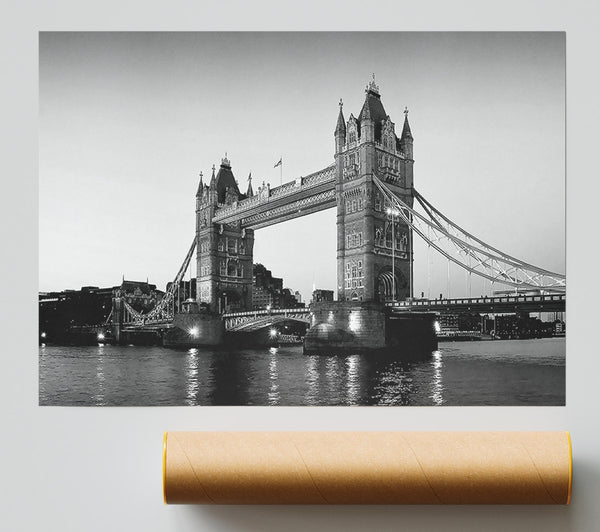 Tower Bridge Evening Poster