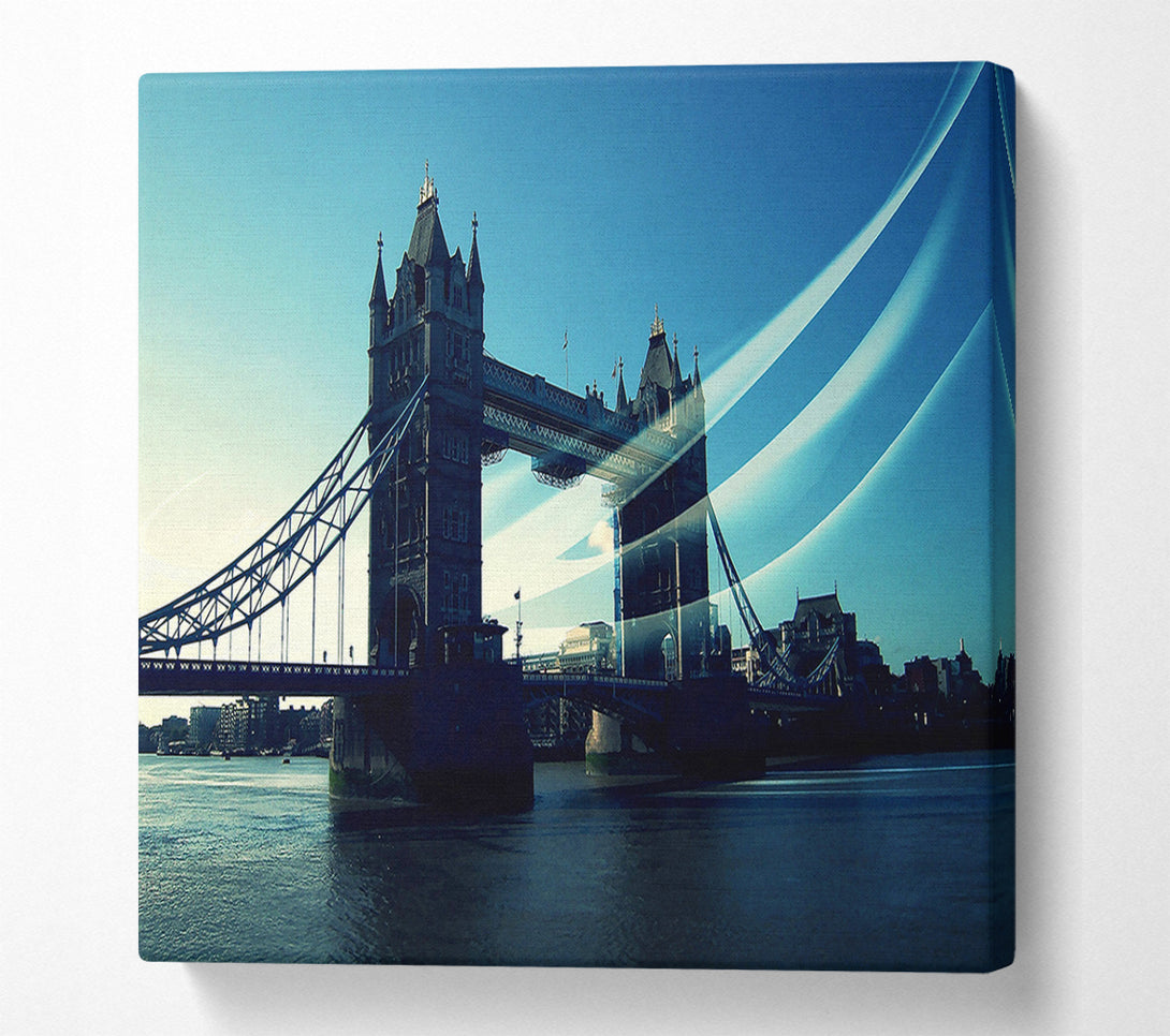  A Canvas Print of Tower Bridge London Trail Canvas Art