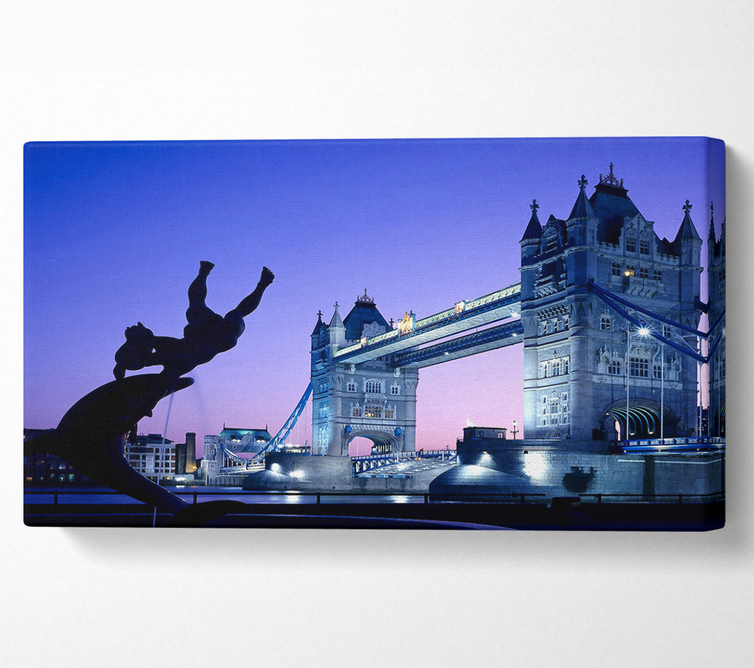  A Canvas Print of Tower Bridge London Uk Canvas Wall Art