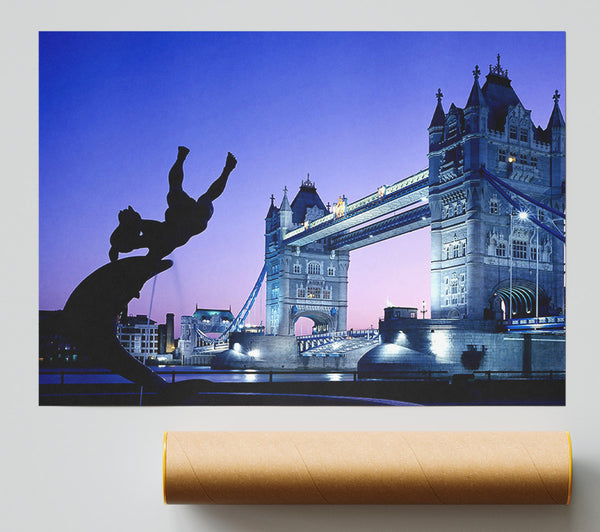 Tower Bridge London Uk Poster