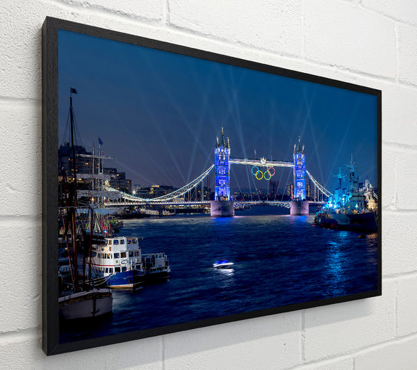 Tower Bridge Olympic Lighting London
