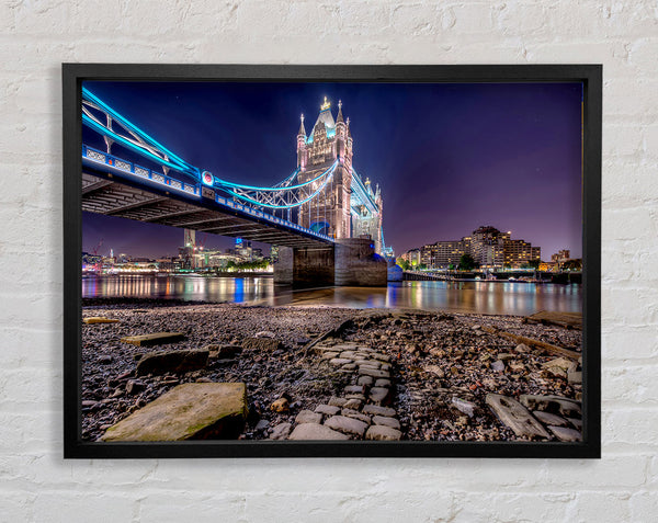 Tower Bridge Waters Framed Print