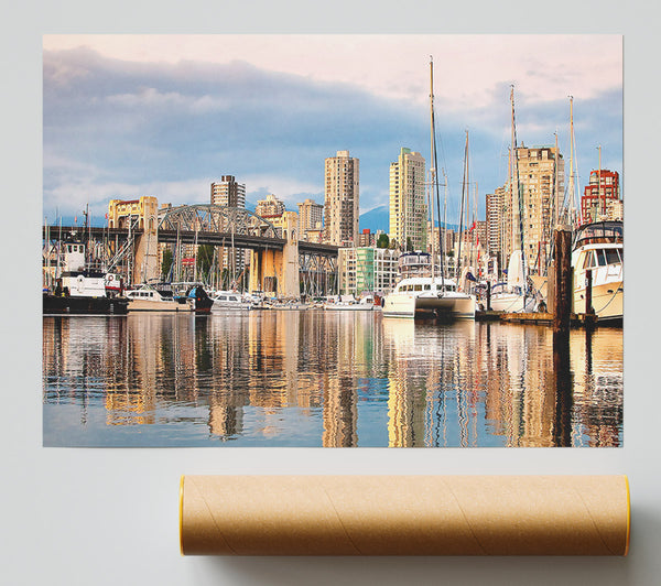 Vancouver Harbour Poster