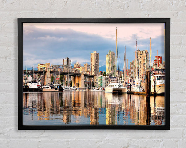 Vancouver Harbour Framed Print