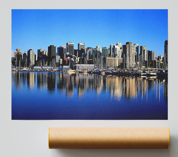 Vancouver Skyline Print